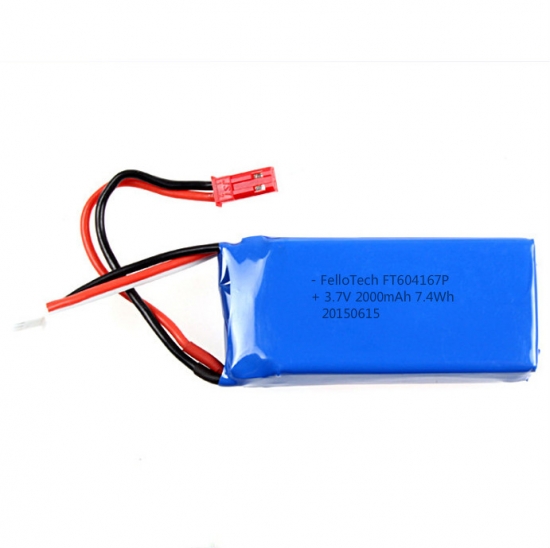 2000mAh lithium polymer battery pack