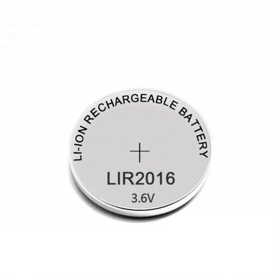 3.6V button cell Lir2016