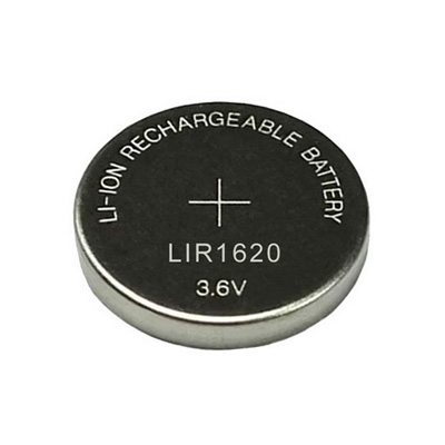 3.6V rechargeable coin cell LIR1620