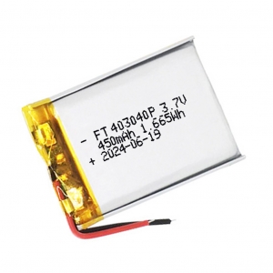 3.7 فولت 450 مللي أمبير بطاريات ليبول ft403040p