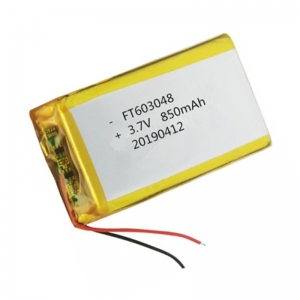 3.7 فولت 850 مللي أمبير بطارية ليثيوم بوليمر ft603048p