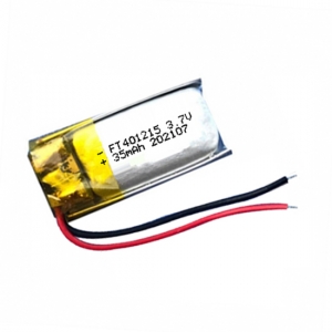 3.7 فولت 35 مللي أمبير بطاريات ليثيوم بوليمر ft401215p