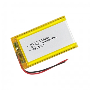 3.7 فولت بطارية ليثيوم بوليمر lihtium ft855085p مع شهادة ul